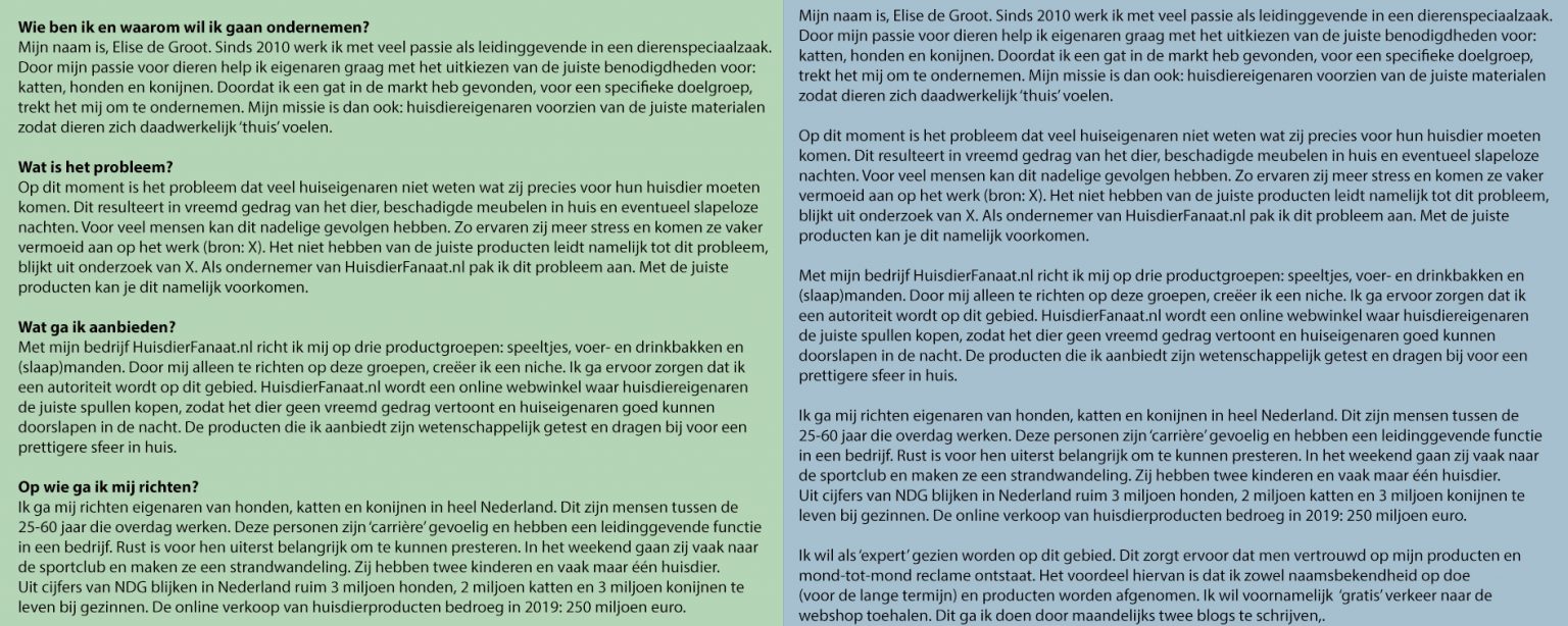 Samenvatting voor je ondernemingsplan? 4 tips met voorbeeld!