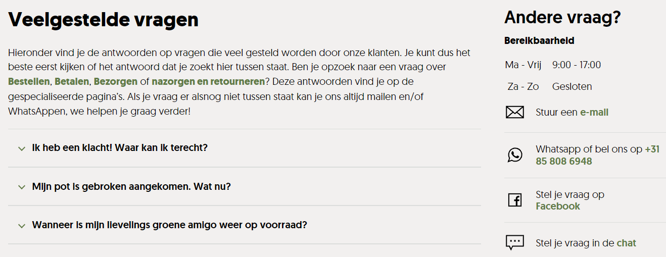 Veelgestelde vragen