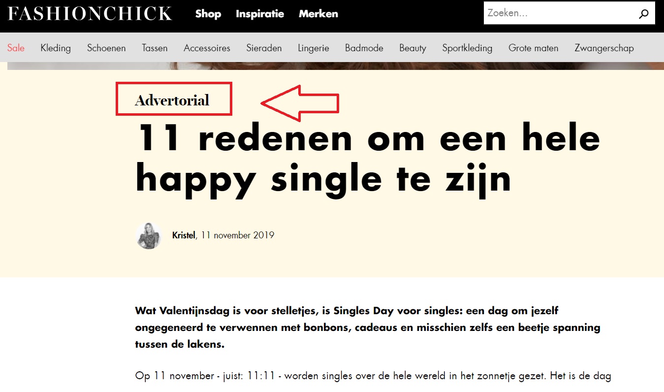 advertorial
